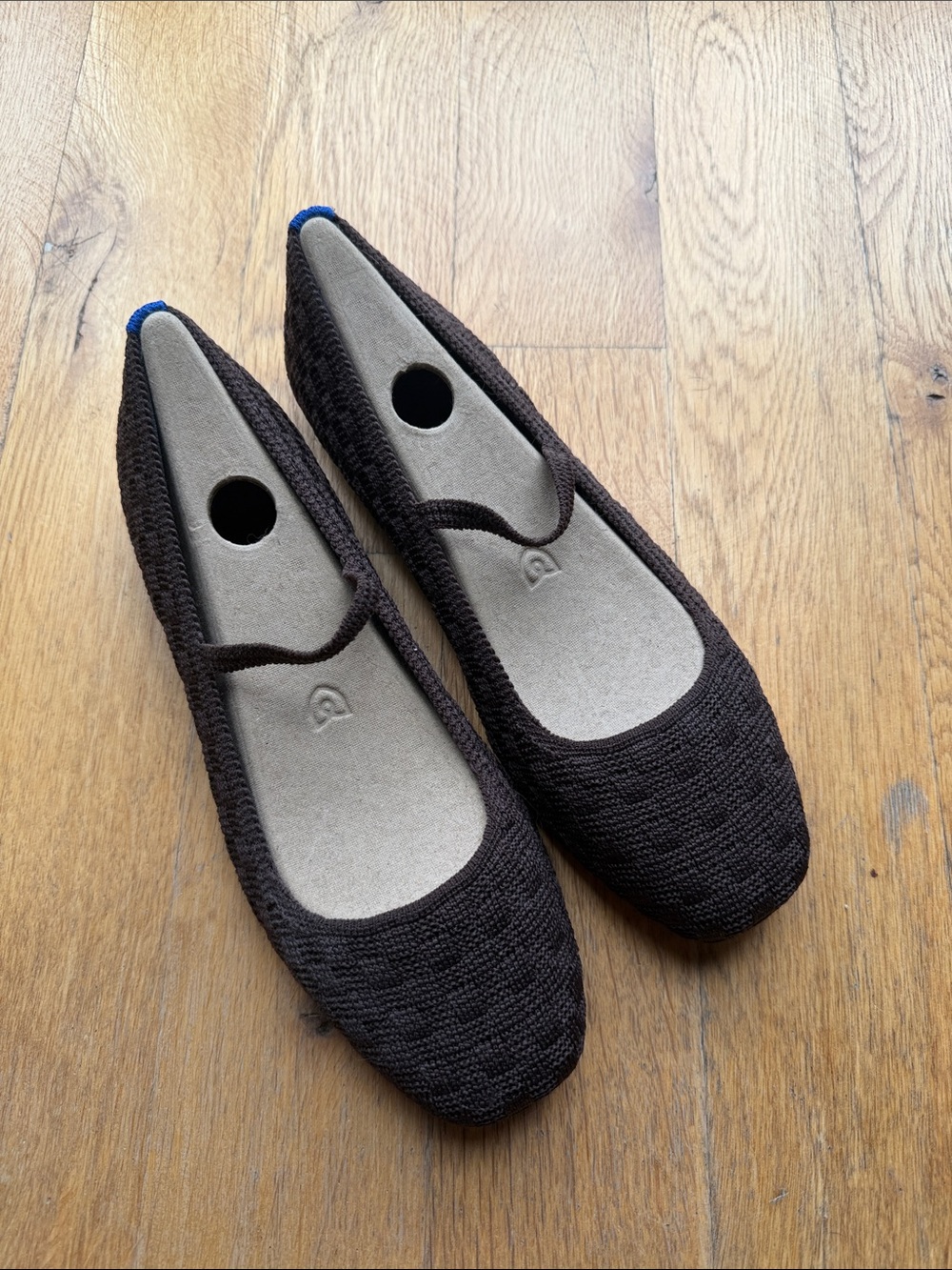 Rothy's square toe Mary Janes